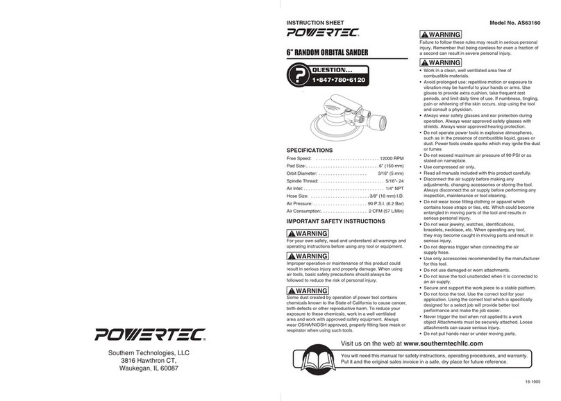 Power Tec AS63160 User manual