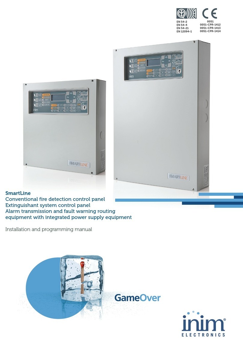 INIM Electronics SmartLine Series Assembly instructions