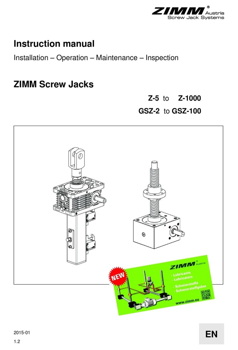 ZIMM Z Series instruction manual