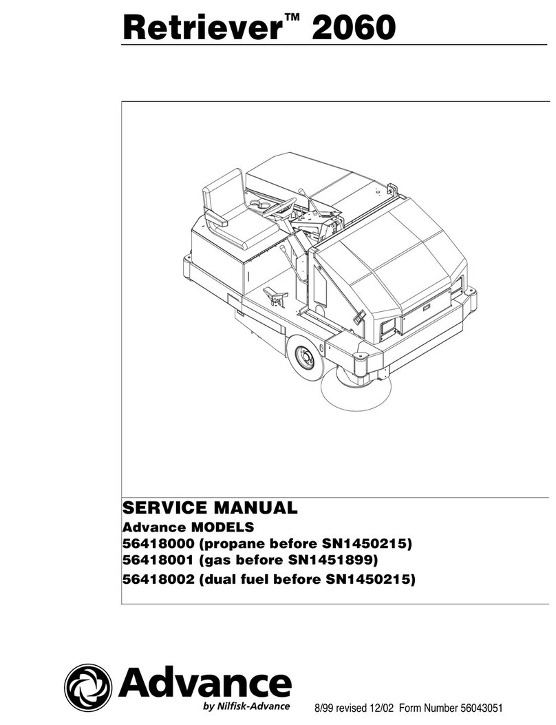 Nilfisk-Advance Advance Retriever 2060 Service manual
