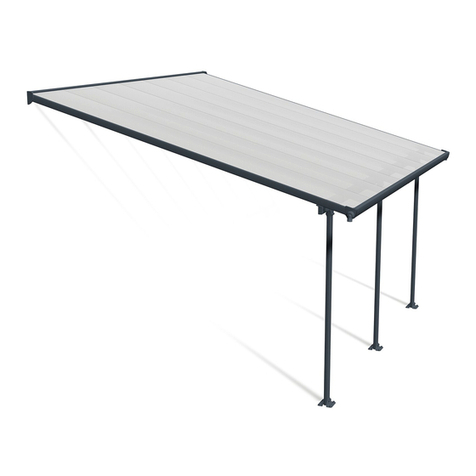 Palram Feria 4x1.8 Extention Module manual