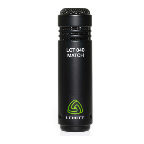 Lewitt LCT 040 MATCH User manual