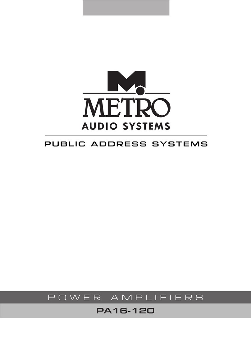 Metro DataVac PA16-120 manual