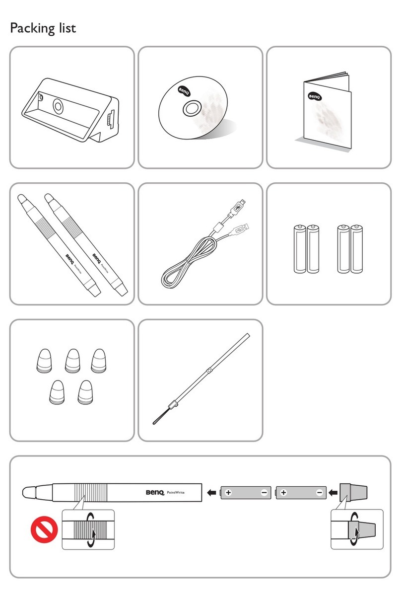 BenQ PointWrite PW21U quick start guide