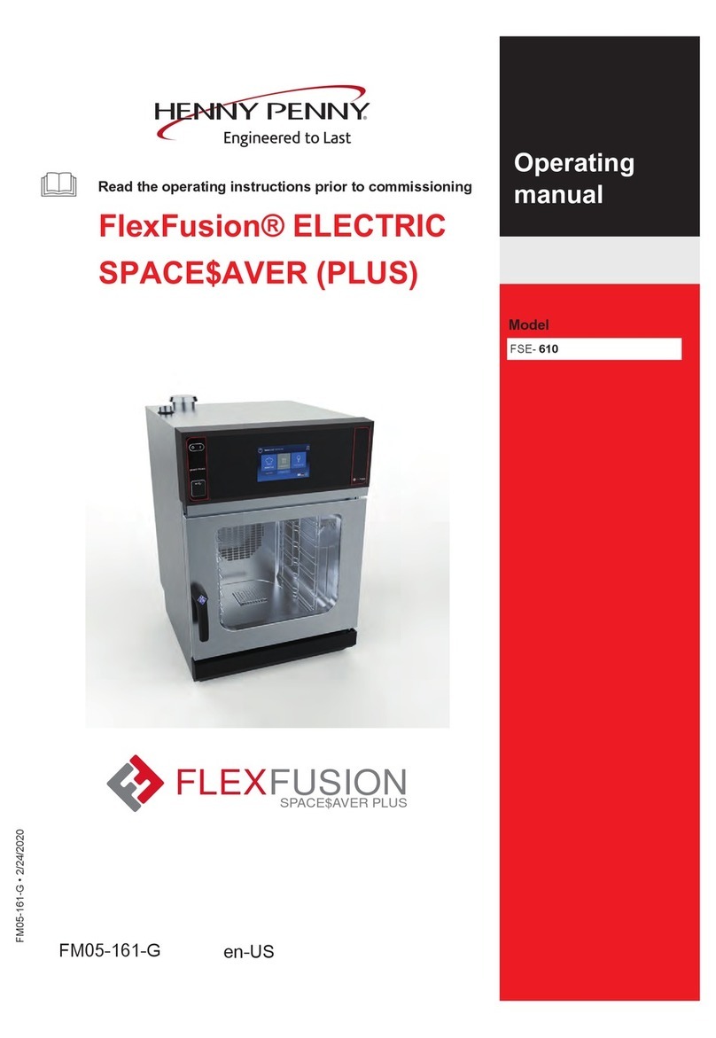 Henny Penny FlexFusion SpaceSaver Plus FSE- 610 User manual Henny Penny FlexFusion SpaceSaver Plus FSE- 610 User manual