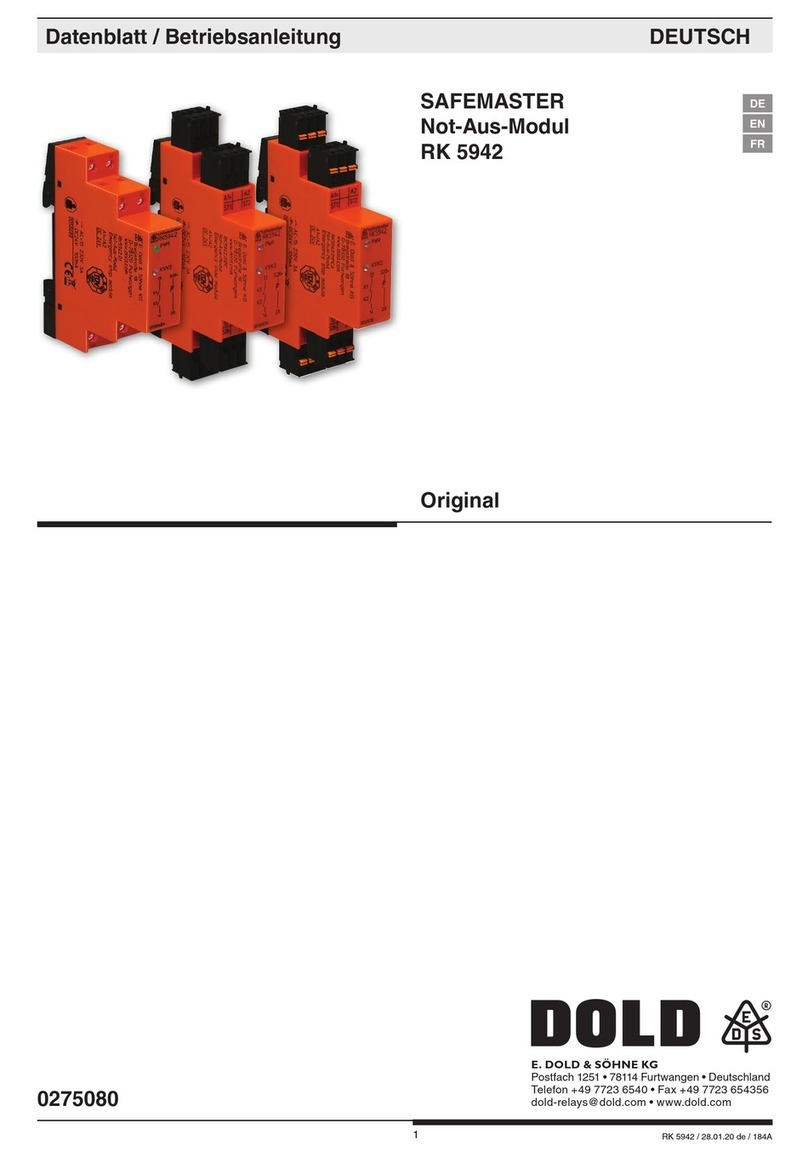 DOLD SAFEMASTER RK 5924 User manual DOLD SAFEMASTER RK 5924 User manual