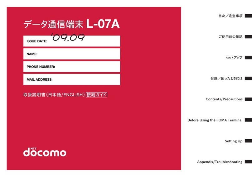 NTT docomo L-07A User manual