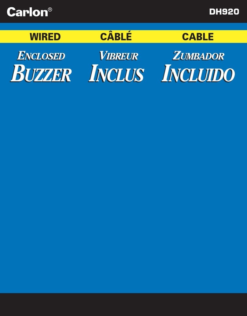 Carlon DH920 User manual