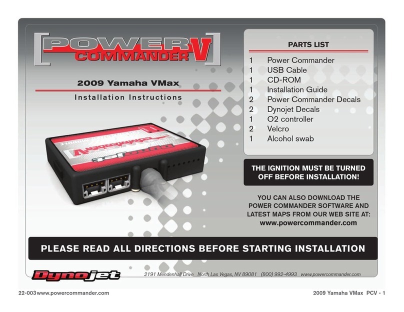 Dynajet Power Commander V installation instructions