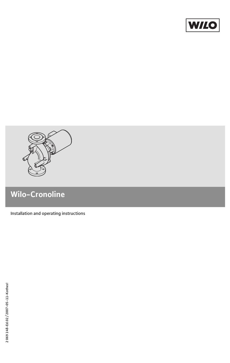Wilo Cronoline User manual Wilo Cronoline User manual