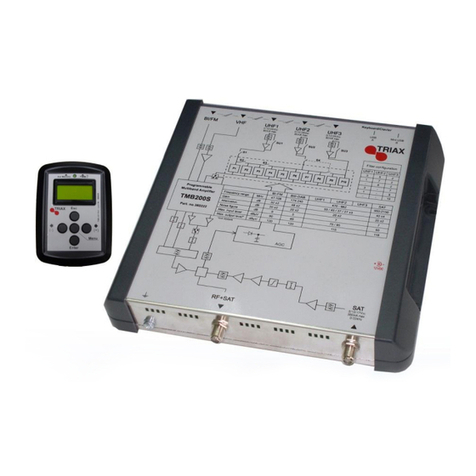 Triax TMB 200S User manual