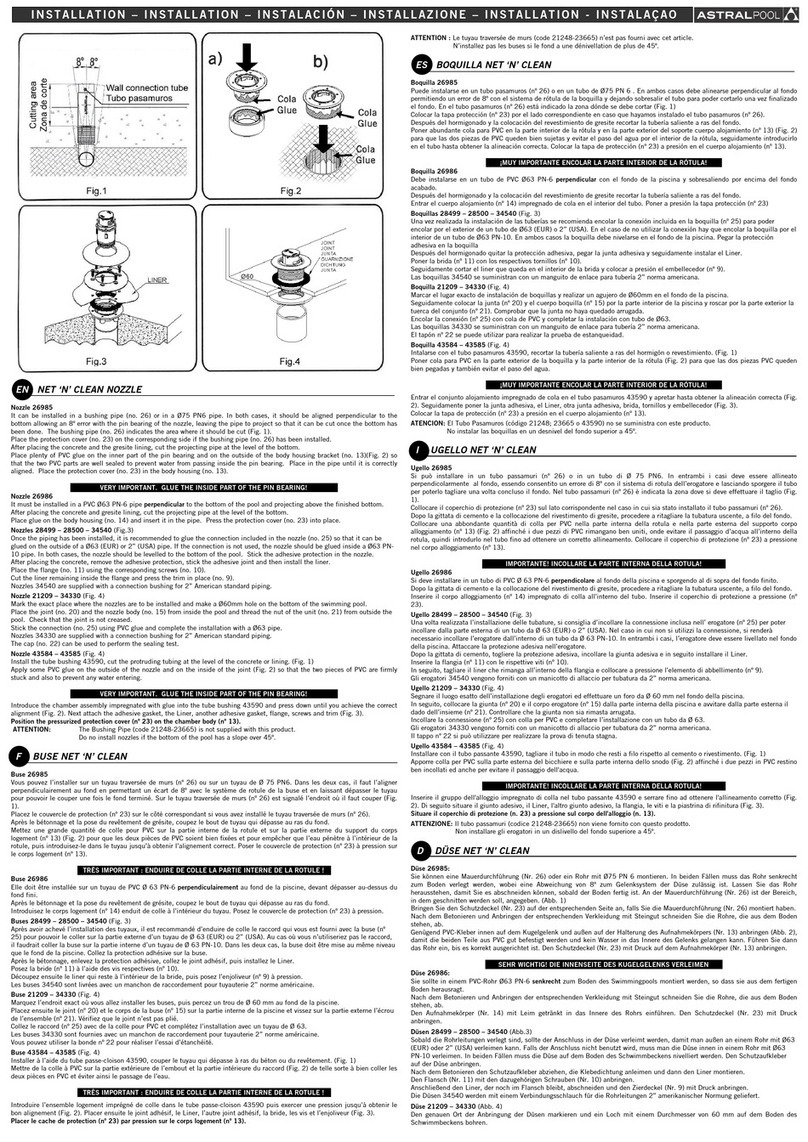 Astrapool NET ‘N’ CLEAN 26985 User manual