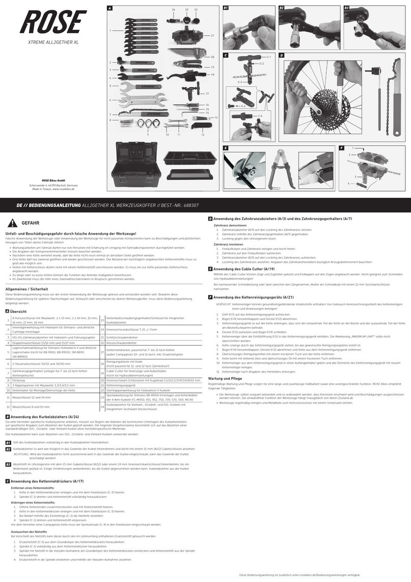 Rose electronics XTREME ALL2GETHER XL owner's manual Rose electronics XTREME ALL2GETHER XL owner's manual