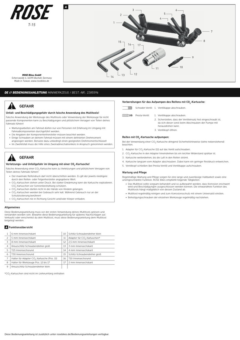 Rose electronics T-15 owner's manual