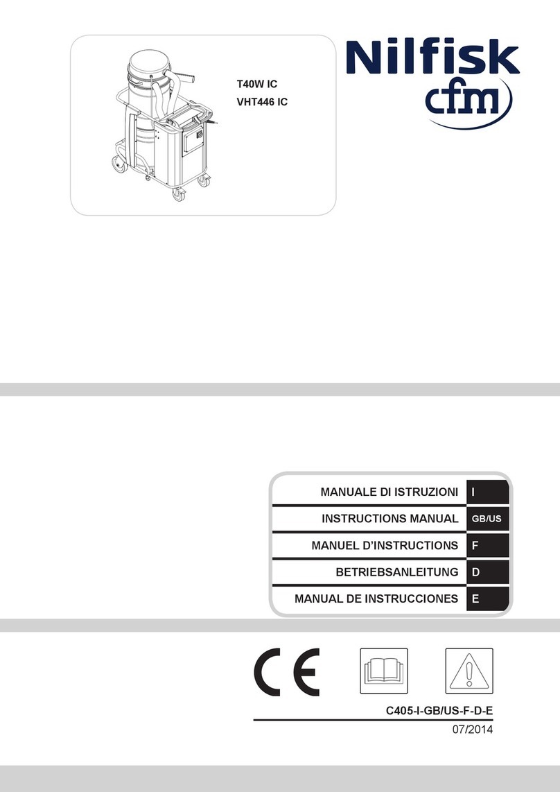 Nilfisk cfm T40W IC User manual