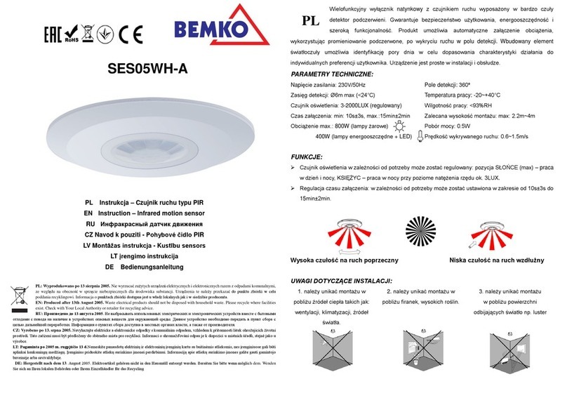 BEMKO SES05WH-A User manual BEMKO SES05WH-A User manual