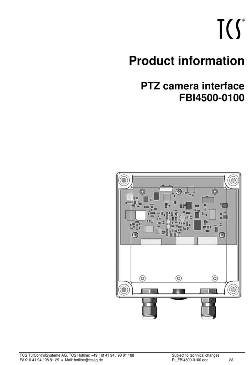 TCS FBI4500-0100 User manual