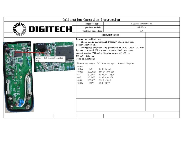 digi-tech QM-1549 Use and care manual