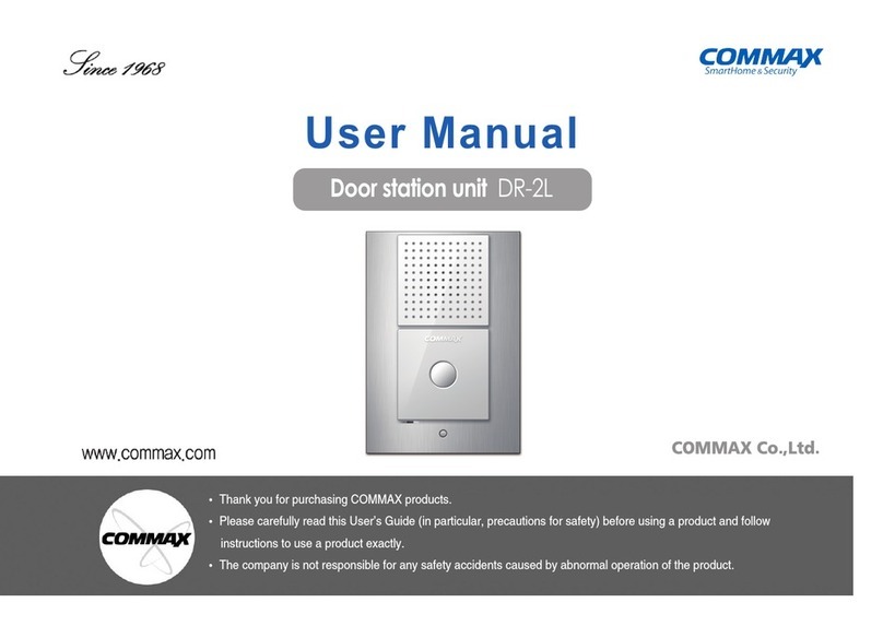 Commax DR-2L User manual