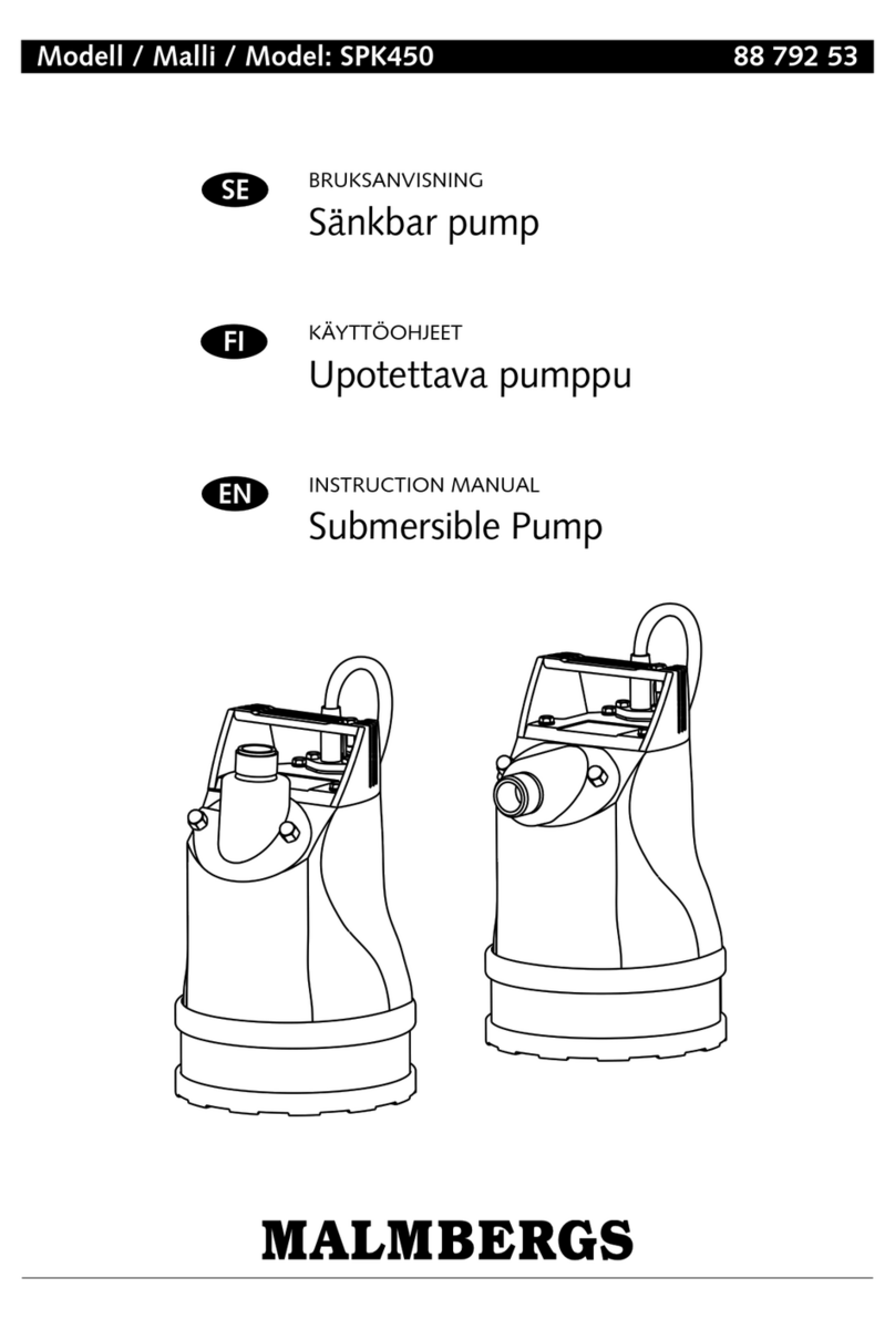 Malmbergs SPK450 instruction manual