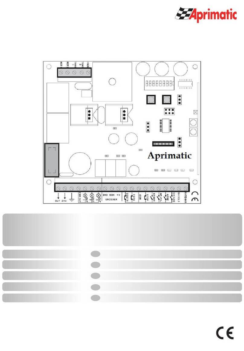 Aprimatic Traffic Park 24 User manual