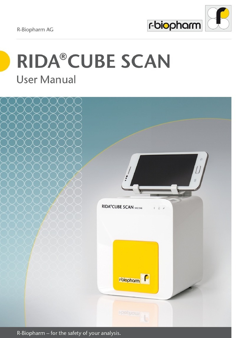 R-Biopharm RIDA CUBE SCAN User manual