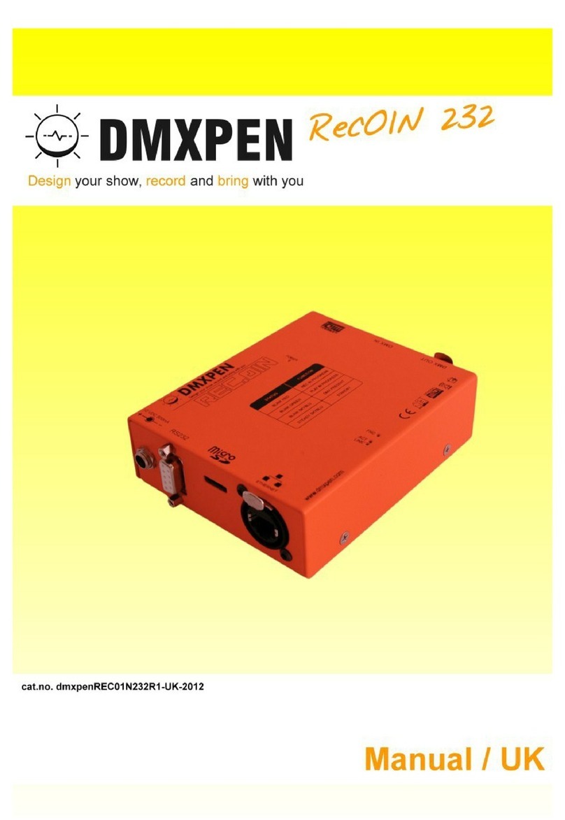 DMXPEN Rec01N 232 User manual