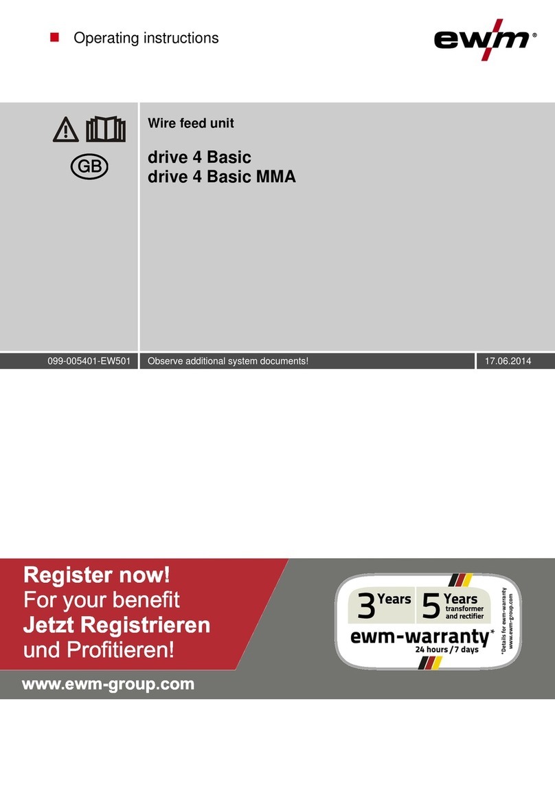 EWM drive 4 Basic MMA operating instructions