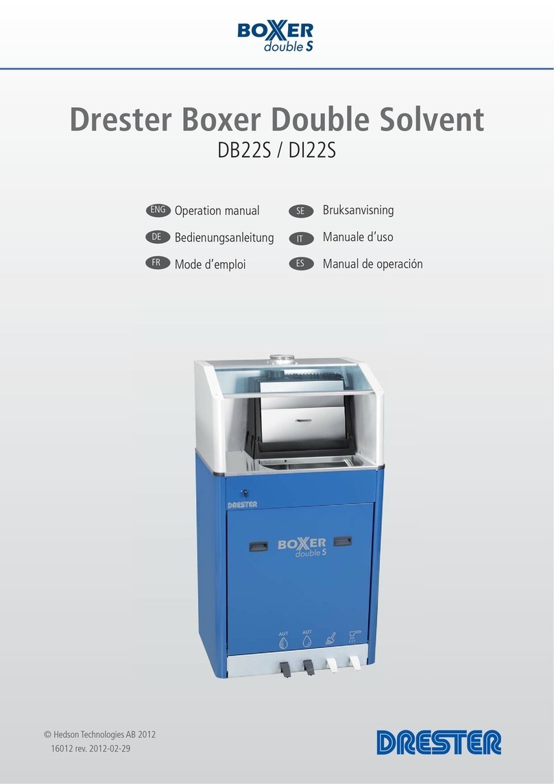 Drester Boxer Double S Series Operation manual