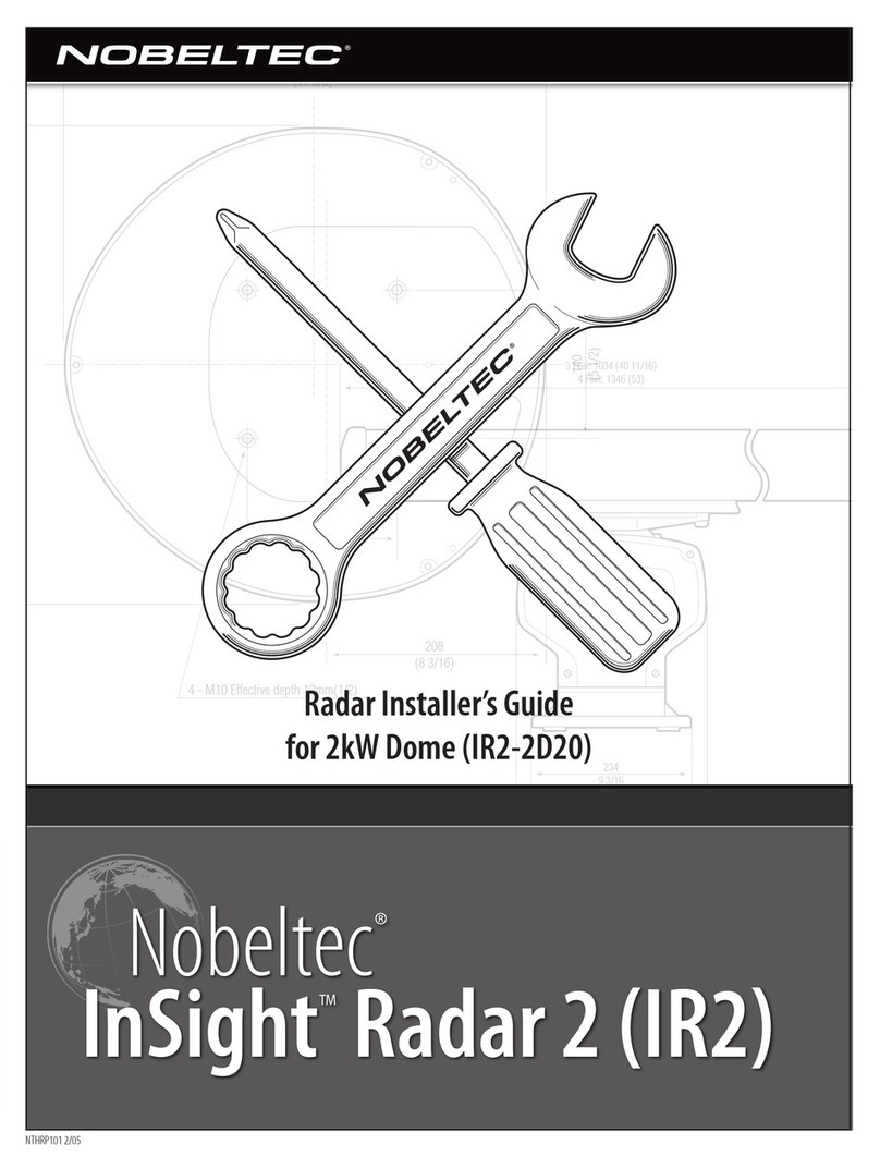 Nobeltec InSight Radar 2 Installer's guide Nobeltec InSight Radar 2 Installer's guide