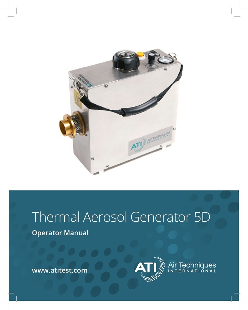 ATI Technologies 5D Thermal Aerosol Generator Operator's manual ATI Technologies 5D Thermal Aerosol Generator Operator's manual