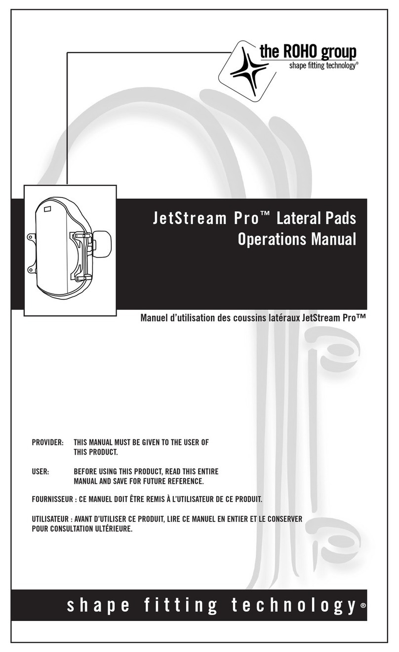 ROHO JetStream Pro User manual ROHO JetStream Pro User manual