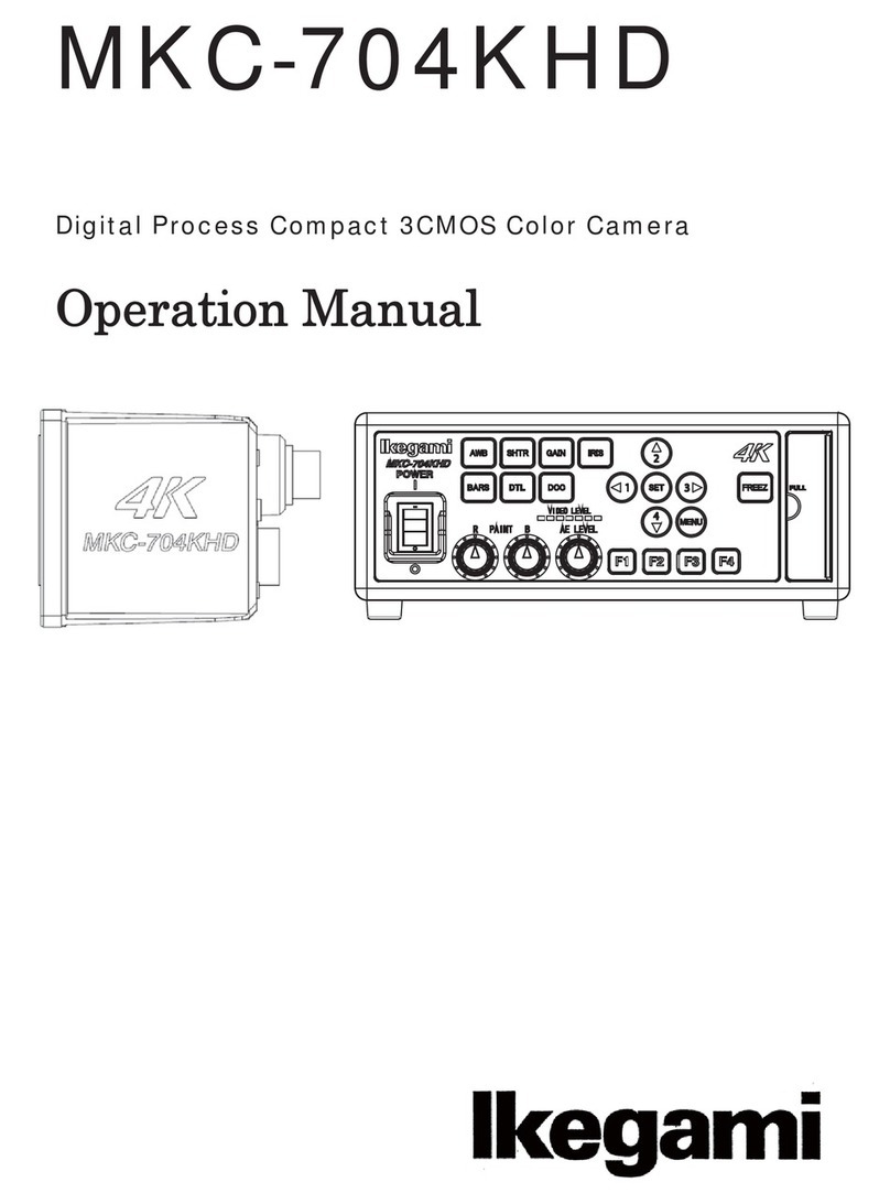 Ikegami MKC-704KHD Operation manual