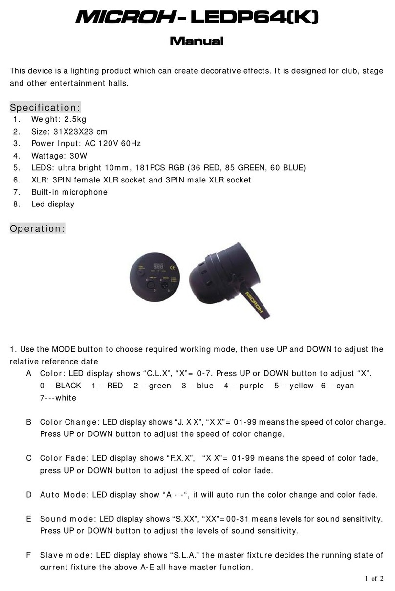 Microh LEDP64(K) manual