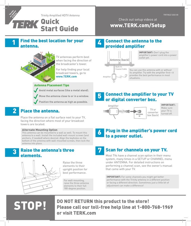 TERK Technologies Trinity TRITVA2Z User manual