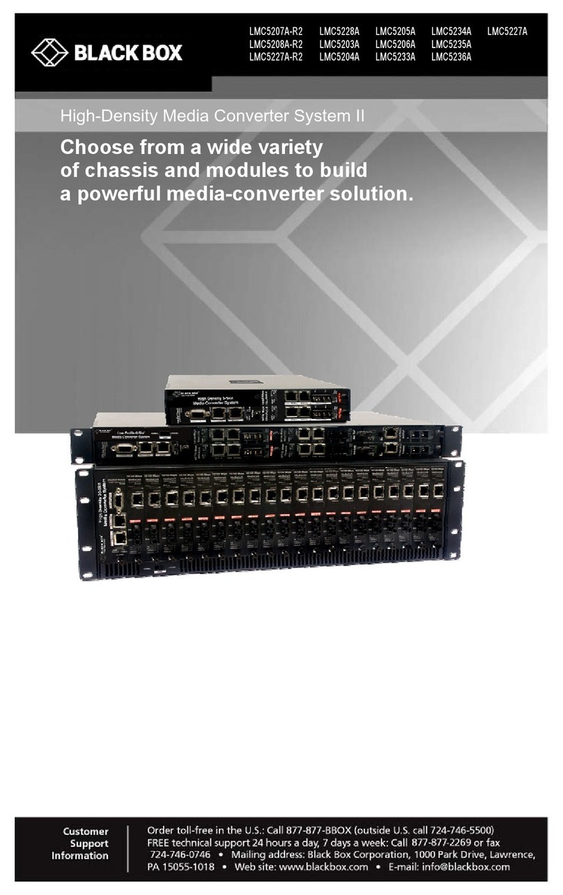 Black Box LMC5207A-R2 User manual