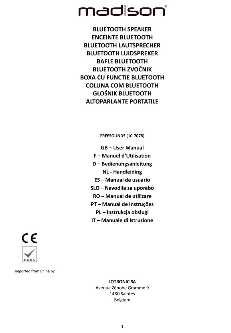 Madison FREESOUND5 User manual