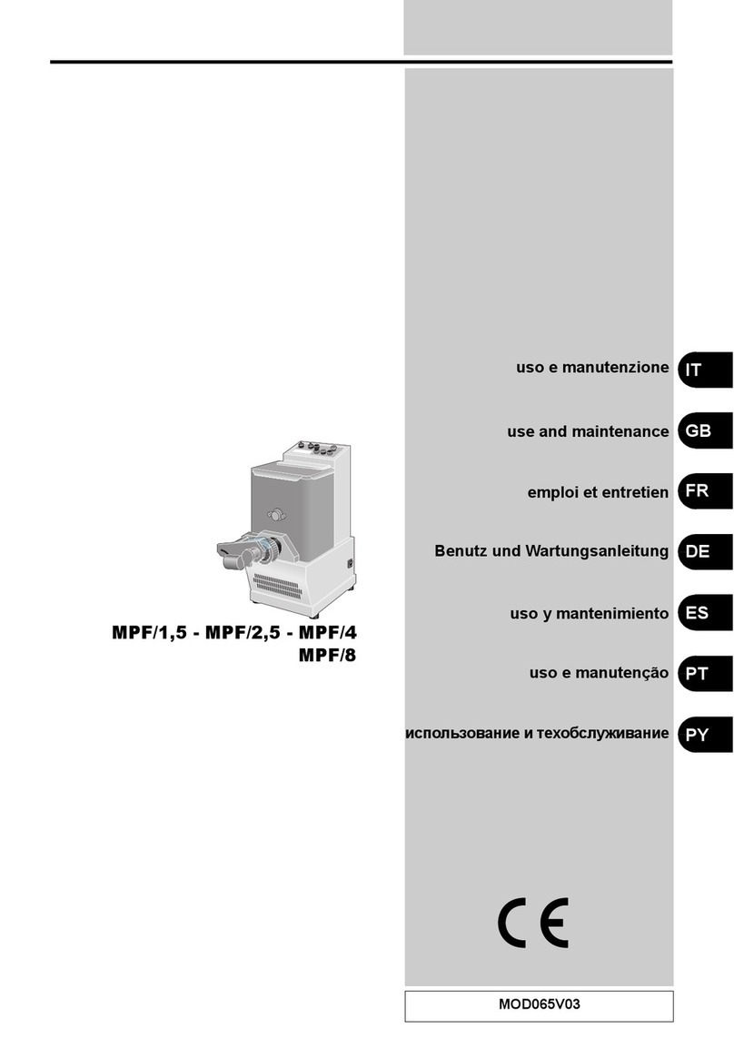 Fimar MPF/1,5 User guide
