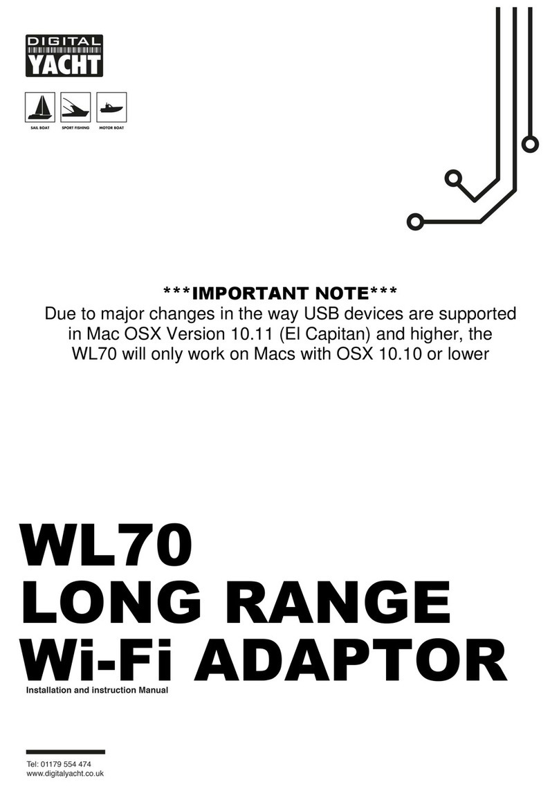 DIGITAL YACHT WL70 Quick guide