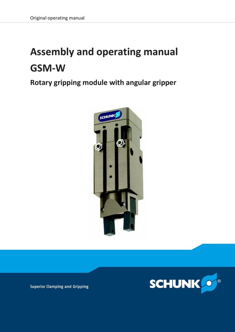 SCHUNK GSM-W Series User instructions