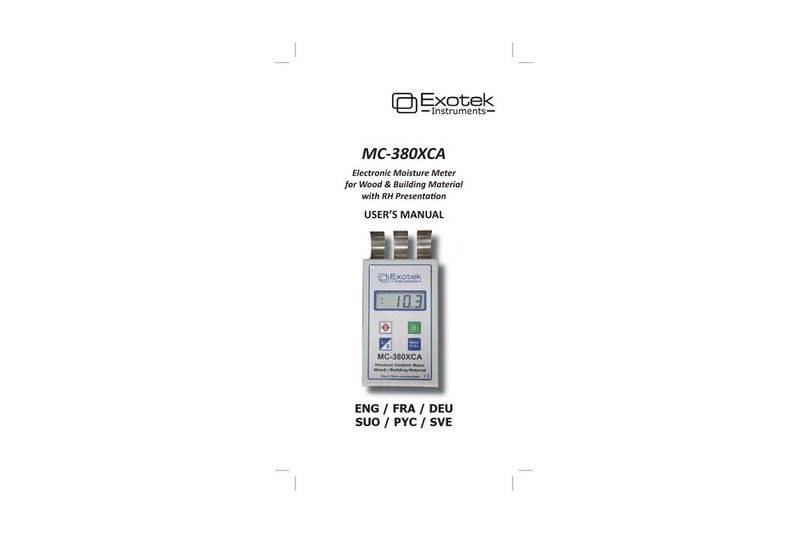 Exotek Instruments MC-380XCA User manual
