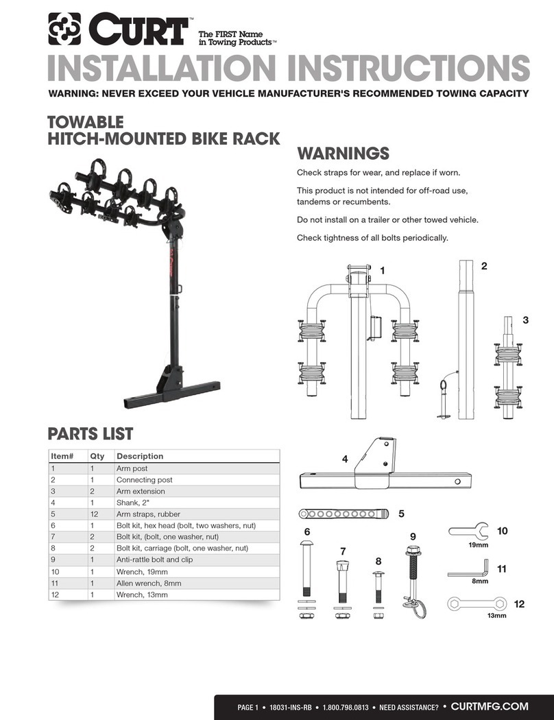 curt CM 18031 User manual
