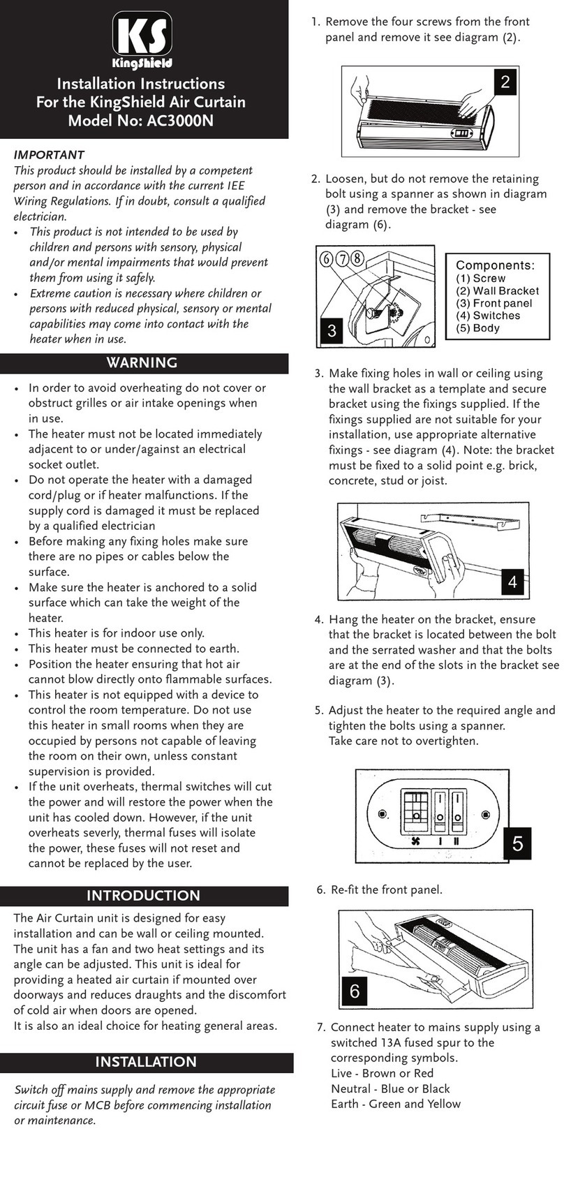 KingShield AC3000N installation instructions