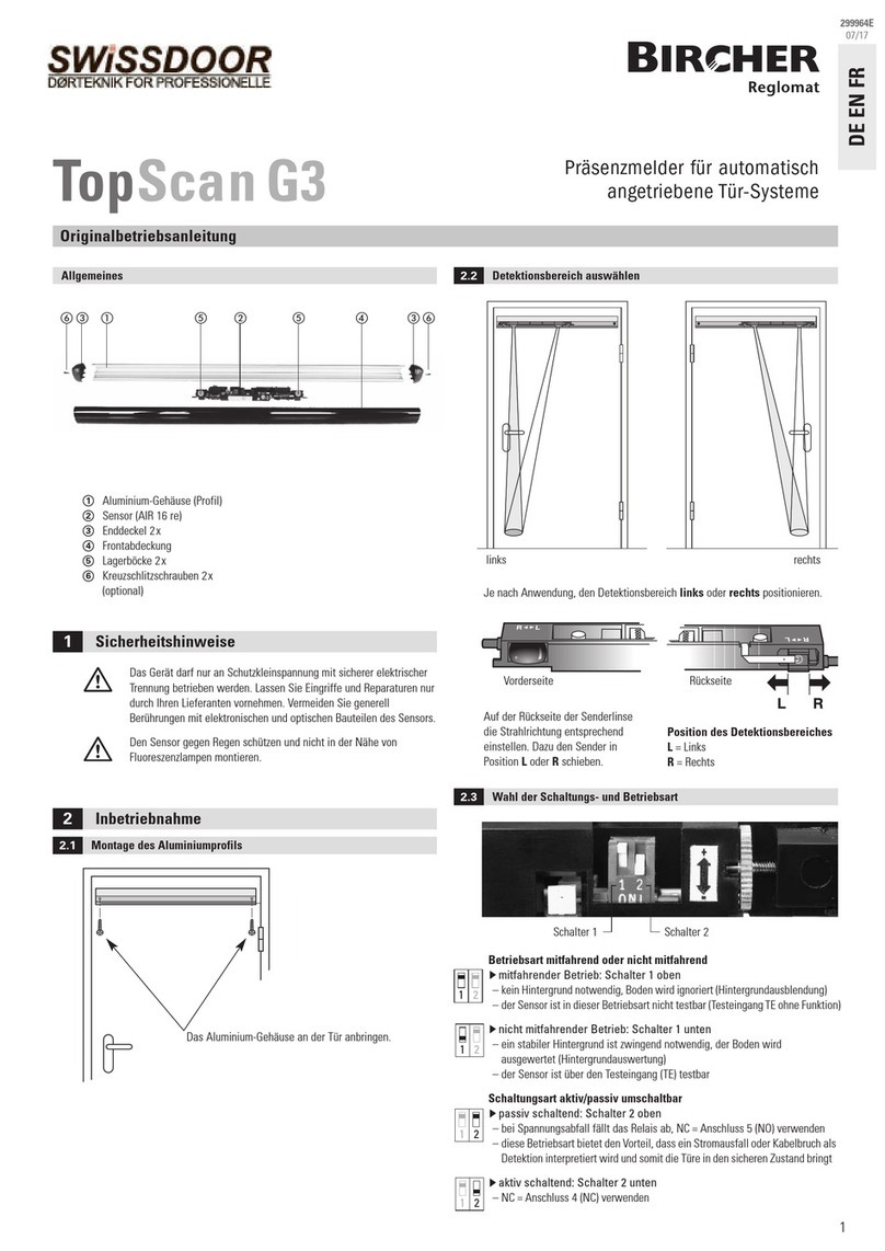 Bircher TopScan G3 Translation of the original instructions
