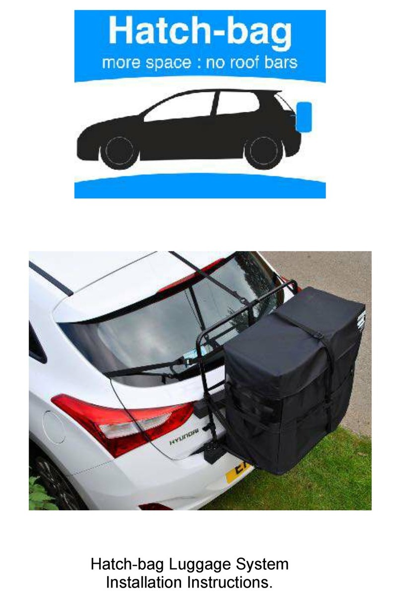 Tabernus Peram Hatch-bag Luggage System installation instructions