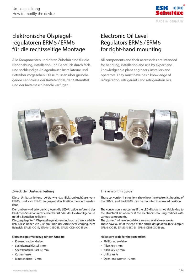 ESK Schultze ERM5 Installation and user guide