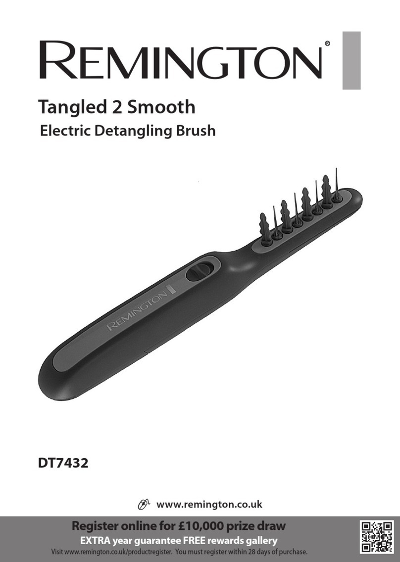Remington Tangled 2 Smooth DT7432 User manual Remington Tangled 2 Smooth DT7432 User manual