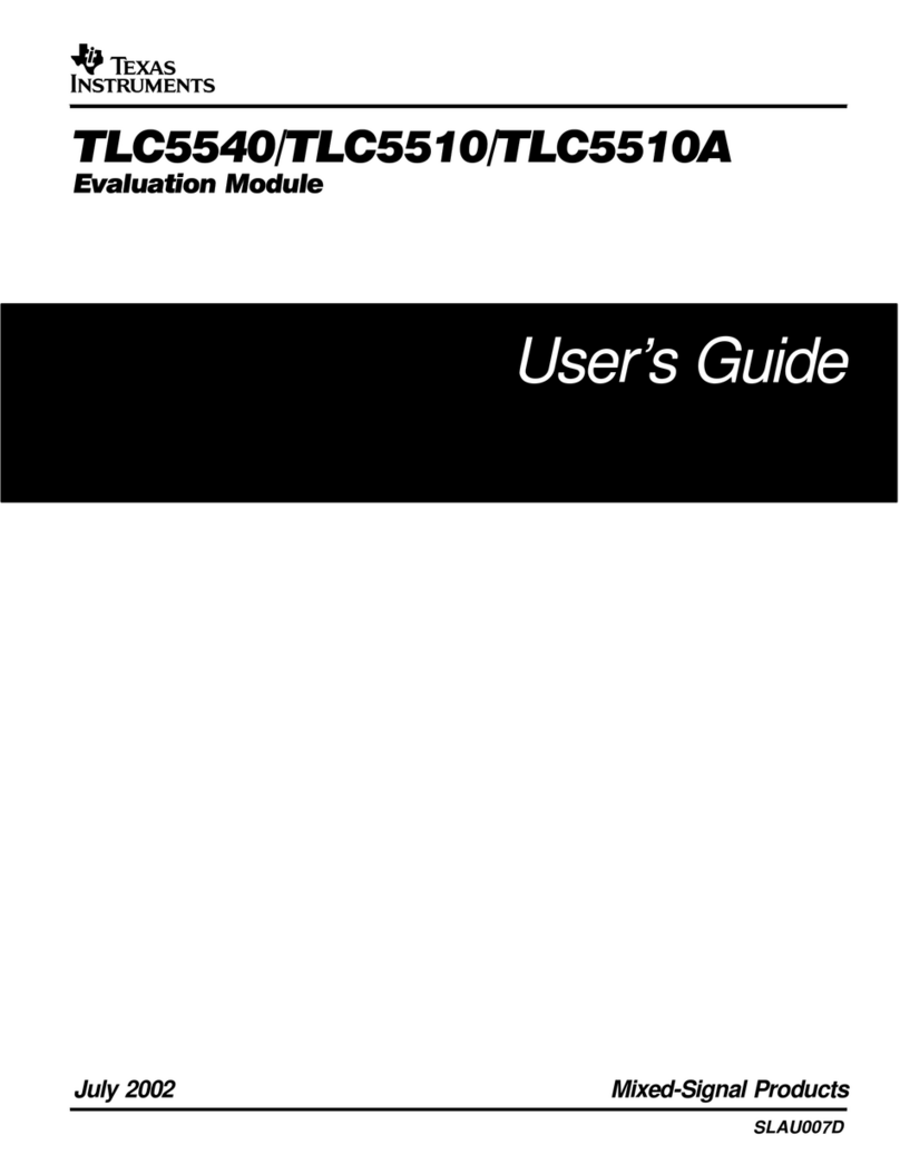 Texas Instruments TLC5540 User manual