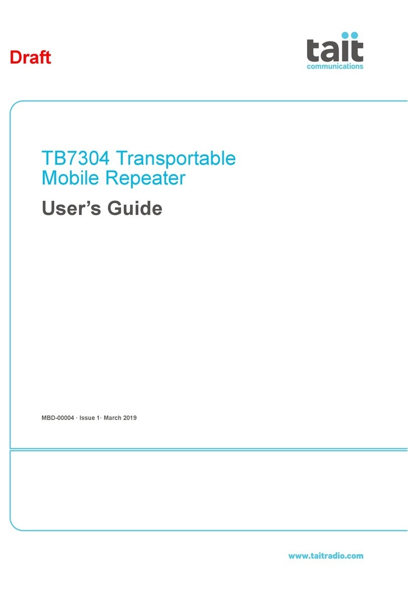 Tait TB7304 User manual