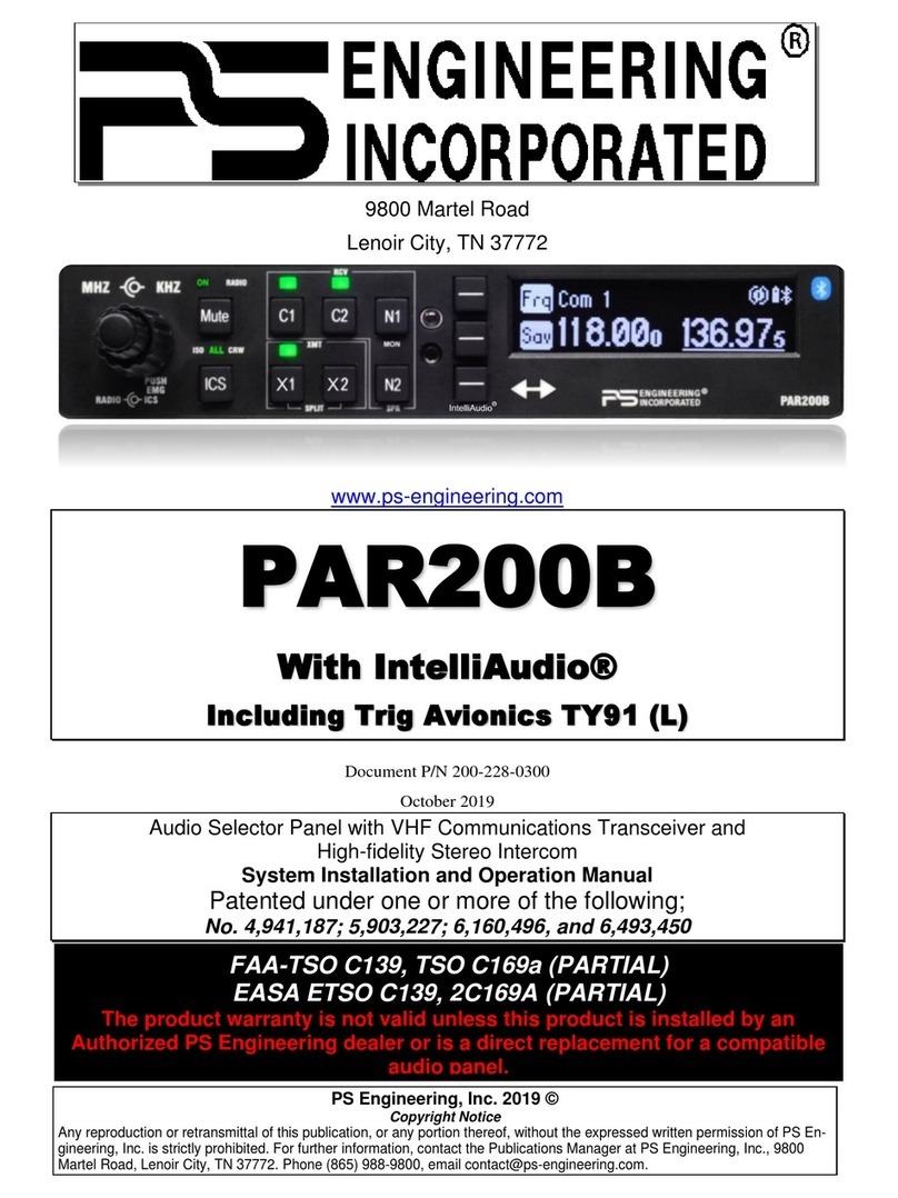 PS Engineering PAR200B System installation and operation manual PS Engineering PAR200B System installation and operation manual